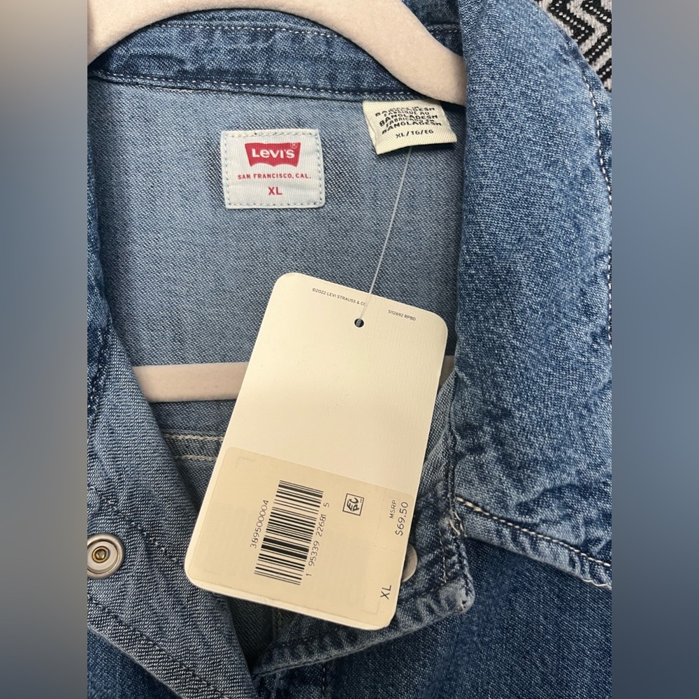 Levi's Classic Blue Denim Dress